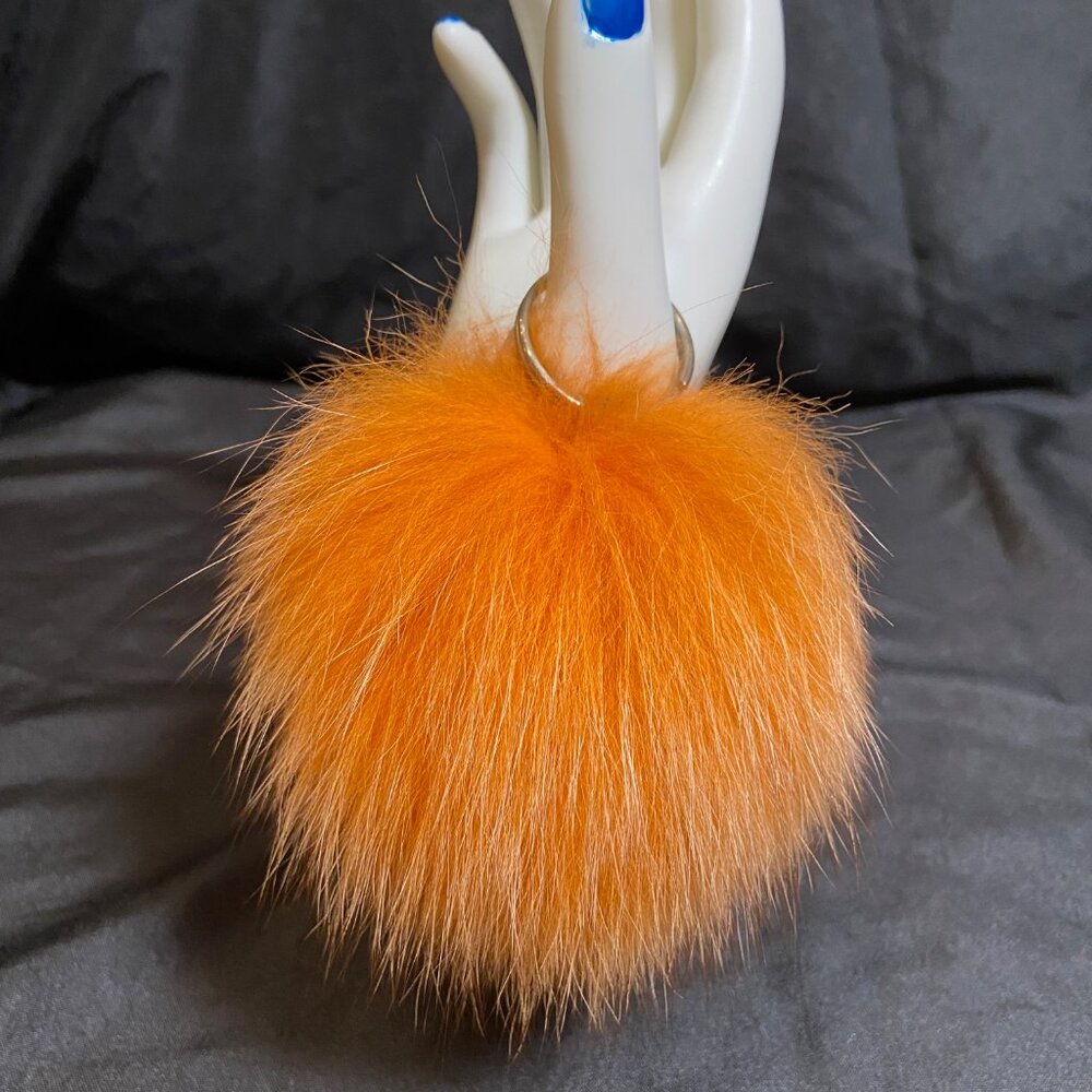 Orange Fur Fox Keychain